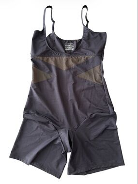 NWT Cacique Lane Bryant Open Bust Thigh Shaper Bodysuit Black Plus Size 18/20
